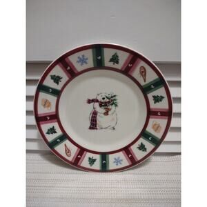 PFALTZGRAFF Snow Bear Stoneware Salad Plate 8-3/8" winter themed polar